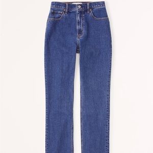 Abercrombie Curve Love The Ankle Straight Ultra High Rise